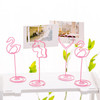 Wedding Place Card Holder Photo Clip Table Number Stand(Heart)