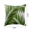 Tropical Plants Pillow Case Polyester Decorative Pillowcases Green Leaves Throw Pillow Cover Square 45CM x45CM(24)