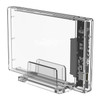 Transparent Series 2.5 inch 10Gbps Hard Drive Enclosure with Stand