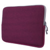 For Macbook Air 11.6 inch & Macbook 12 inch Universal Laptop Bag Soft Portable Package Pouch (Purple)