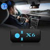 HQX6 Car Bluetooth V4.1 Audio Music Player Receiver Adapter, Support Wireless Hands-free & TF Card & USB Charge