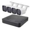 COTIER A4B6 4Ch 720P 1.0 Mega Pixel Bullet IP Camera NVR Kit, Support Night Vision / Motion Detection, IR Distance: 15m