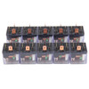 10 PCS JD-1912 80 AMP 12V Waterproof Car Auto Four Plugs Relay with Warning Light