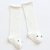 Autumn And Winter Baby Thigh Socks Curling Loose Mouth Children Cartoon Non-Slip Toddler Socks, Size:S(White Bear)