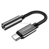 Mcdodo CA-6110 Type-C to DC 3.5mm Audio Convertor Cable for Huawei/Xiaomi/OPPO/Vivo Mobile Devices, Length: 11cm(Black)