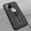 Shockproof TPU + PC Protective Case with Holder For iPhone 11 Pro Max(Black)