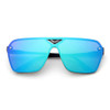 Retro Fashion Sunglasses Men and Women Coloured Lense Sun Glasses(Green)