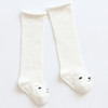 Autumn And Winter Baby Thigh Socks Curling Loose Mouth Children Cartoon Non-Slip Toddler Socks, Size:M(White Bear)