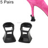 5 Pairs Hard Wearing Anti-slip PVC StoppersShoes High Heel Cover Protectors, Size: M, Random Color Delivery