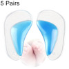 5 Pairs Kids Gel Insoles Orthopedic Arch Support Insoles for Child Shoes Flatfoot Corrector Pads Baby Toddler Insole, Size: L