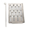 Stainless Steel Folding Barbecue Net  Portable BBQ Picnic Accessories, Size:M 22.6x15.8CM