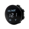 Universal Digital Display Waterproof LED Voltage Meter for DC 12V-24V Car Motorcycle Truck(White)
