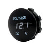 Universal Digital Display Waterproof LED Voltage Meter for DC 12V-24V Car Motorcycle Truck(White)