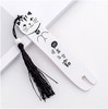 Cartoon Cat Wooden Bookmarks Creative Black White Color Bookmark(1)