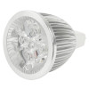 MR16 5W 480LM LED Spotlight Lamp Bulb, 5 LED, White Light, 6000-6500K, AC / DC 12V