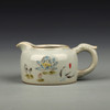 Household Ceramic Fair Mug Tea Separator Kung Fu Teaware Set(Lotus Pond Interest)