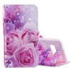 Rose Pattern Horizontal Flip Leather Case for Galaxy S10e, with Holder & Card Slots & Wallet