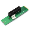 PCI-E 4X Female to NGFF M.2 M Key Male Adapter Converter Card with Power Cable