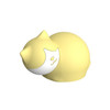 KT201 Cat Water-filled Silicone Hot Water Bottle Warmer Bag(Yellow)