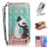 For Huawei Mate 30 Pro / 5G 3D Colored Drawing Horizontal Flip PU Leather Case with Holder & Card Slots & Wallet(Black White Cat)