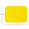 2 PCS Thicken Colorful Silicone Insulation Mat European Anti-burning Pot Pad Table Waterproof  Phone Pad(Yellow)