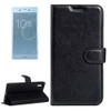 For Sony Xperia XZs & XZ Litchi Texture Horizontal Flip Leather Case with Magnetic Buckle & Holder & Card Slots & Wallet(Black)