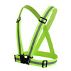 Night Riding Running Flexible Reflective Safety Vest (Neon Green)