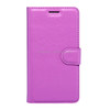 For Nokia 6 Litchi Texture Horizontal Flip Leather Case with Magnetic Buckle & Holder & Card Slots & Wallet (Purple)
