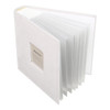 N55078 7 inch 50 Pages for 200 PCS Photos Velvet Face Album Insert Type Album Storage Book(White)