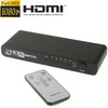 Full HD 1080P 5 Ports HDMI Switch with Remote Control & LED Indicator(Black)