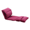 Folding Bed Living Room Modern Lazy Couch Furniture Floor Gaming Chair Sleeping Sofa Bed(Deep Purple)