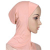 Autumn and Winter Ladies Solid Color Scarf Hooded Modal Headscarf Cap, Size:45 x 43cm(Khaki)