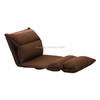 Folding Bed Living Room Modern Lazy Couch Furniture Floor Gaming Chair Sleeping Sofa Bed(Coffee)