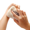 2 PCS Embroidered Fiber Fabric Sponge Block Exfoliating Bath Wipe