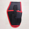 Portable Cordless Drill Holder Drill Cordless Screwdriver Waist Power Tool Bag Drill Waist Tool Belt Bag(Red)