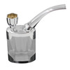 2 PCS Mini Filter Dual-use Hookah Pipe(Silver White)