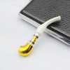 2 PCS Recycle Cleanable Cigarette Filter Holder Mouthpiece Filtration Cleaning holder(Gold and White (Gold Core))