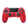 Wireless Bluetooth Game Handle Controller with Lamp for PS4(Red)