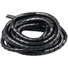 10m PE Spiral Pipes Wire Winding Organizer Tidy Tube, Nominal Diameter: 4mm(Black)