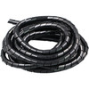 10m PE Spiral Pipes Wire Winding Organizer Tidy Tube, Nominal Diameter: 4mm(Black)