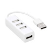 4 Ports USB 2.0 HUB for Apple Computer(White)