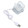 RJ11 to Micro USB 2.0 Anti-Theft Security Retractable Coiled Cable for Android Phones Display Stand