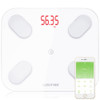 GASON S4 Body Fat Scale Smart Electronic LED Digital Weighing Scale with Bluetooth APP, Support Android or IOS(White)