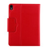 IP011 Detachable Bluetooth 3.0 ABS Keyboard + Litchi Texture Leather Case for iPad Pro 11 inch (2018), with Sleep Function (Red)