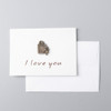 5 PCS Reminiscence Mini Card Wedding Invitation Birthday Greeting Cards(Angel )