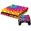 Color Dot Pattern Protective Skin Sticker Cover Skin Sticker for PS4 Game Console