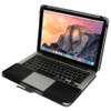 Notebook Leather Case with Snap Fastener for 15.4 inch MacBook Pro Retina(Black)