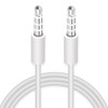 AUX Cable, 3.5mm Male Mini Plug Stereo Audio Cable for iPhone / iPad / iPod / MP3, Length: 1m(White)