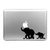 Hat-Prince Elephants Pattern Removable Decorative Skin Sticker for MacBook Air / Pro / Pro with Retina Display, Size: M