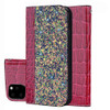 Crocodile Texture Glitter Powder Horizontal Flip Leather Case with Card Slots & Holder for Galaxy Note 10(Red Wine)